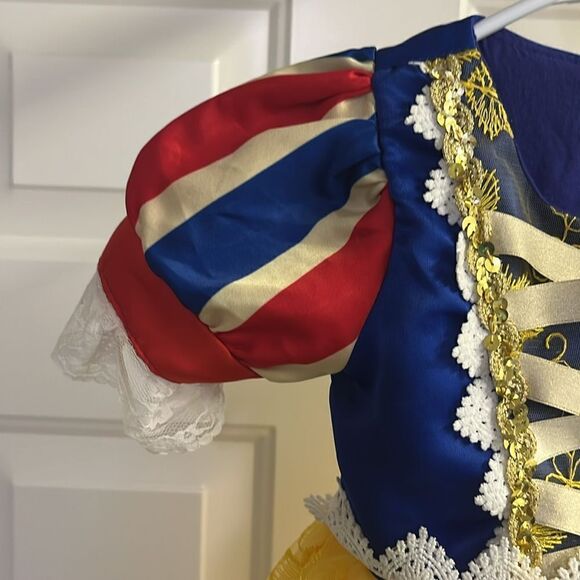 Toddler Unbranded Vibrant Snow White Layered Dress Tulle Zipper Disney Princess - Picture 2 of 14